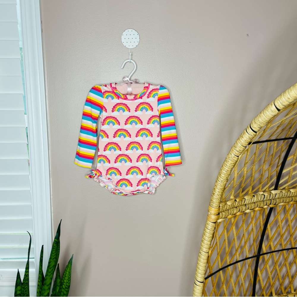 Hatley baby girl rash guard 🌈